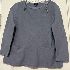 COS Light Gray Textured Knit Sweater